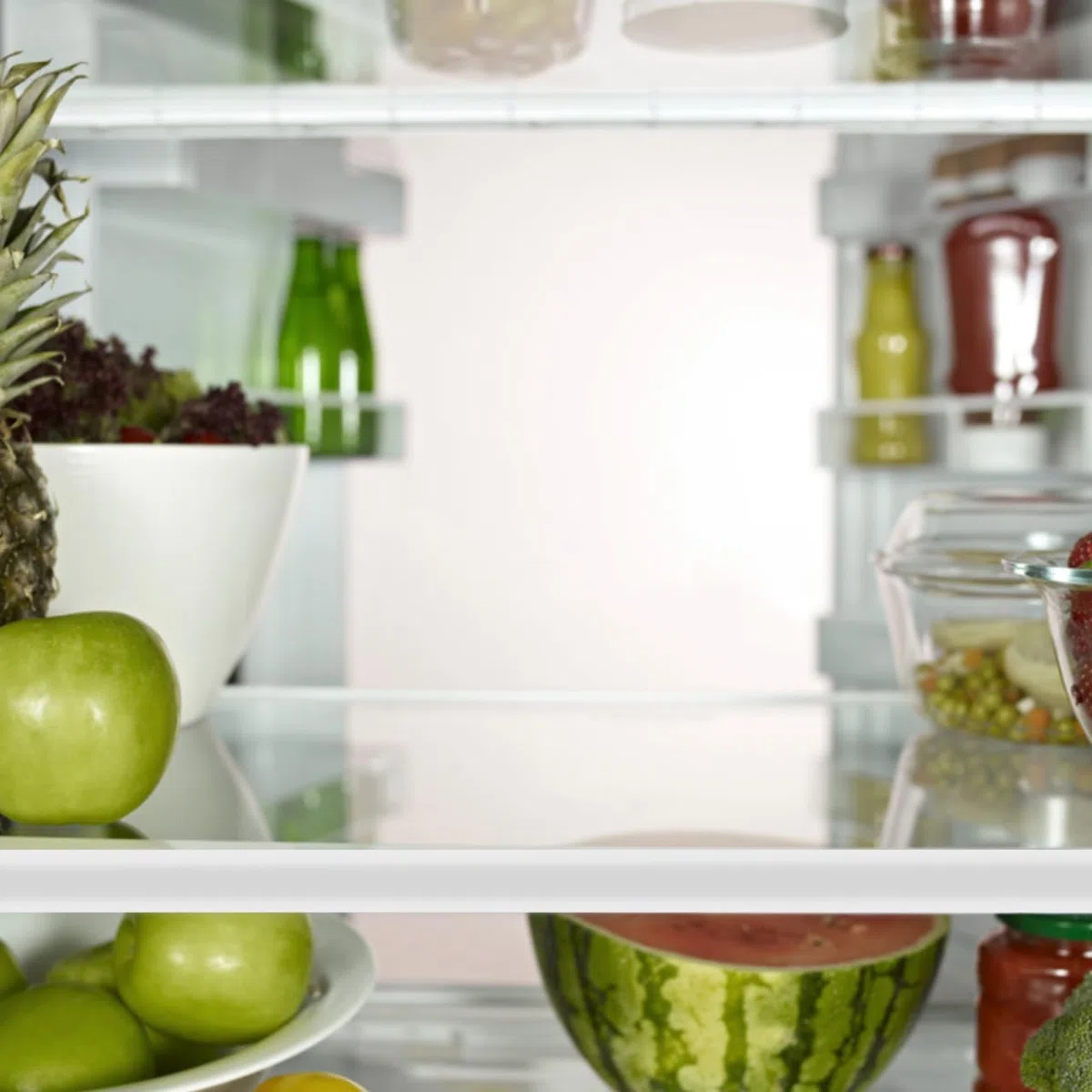 KOMBIUDA Kühlschrank-glasablage aus Gehärtetem Glas Robustes Ersatzteil für Home Refrigerator Einfache Installation ohne Werkzeug Vielseitiger Kühlschrank-teiler für Geordnete Lagerung