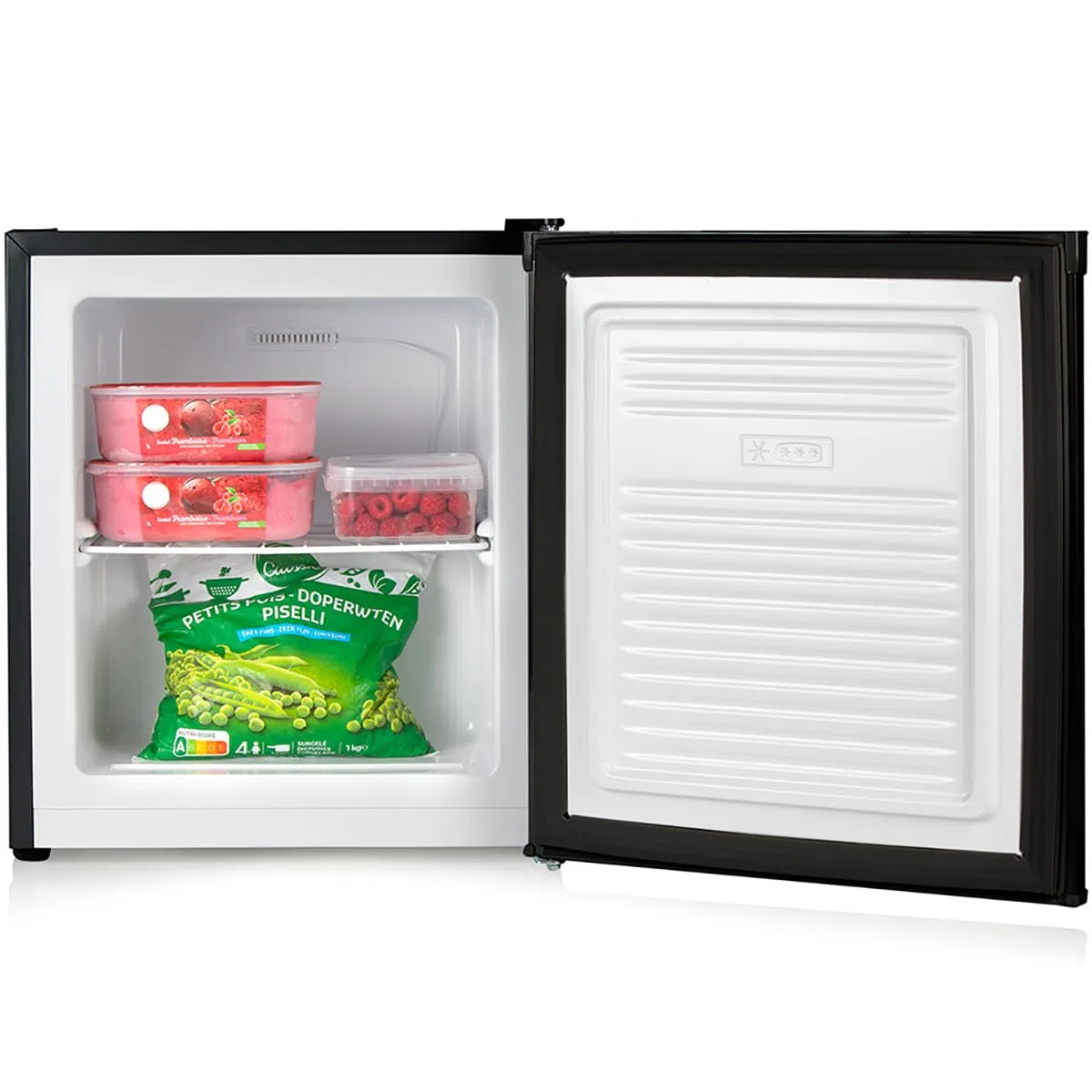 PRIMO PR148DV Mini Gefrierschrank - Gefrierschrank Klein - Freistehend - 33L - D - Schwarz