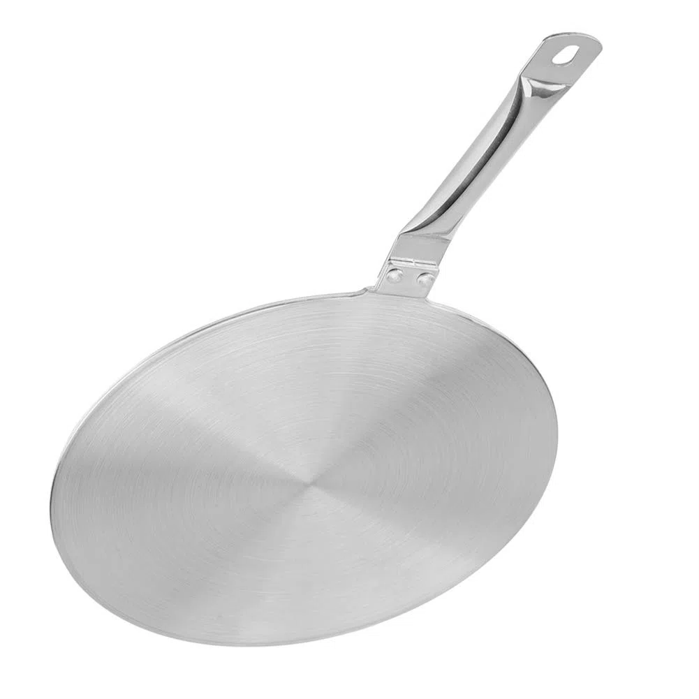 Hitzediffusor, 20cm / 24 cm Universal-Adapterplatte Wärmediffusor-Konverter Induktionsadapterplatte Edelstahl für Induktionskochfelder(20cm)