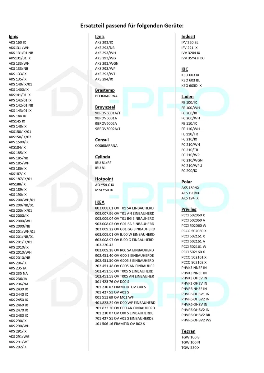 DL-pro Unterhitze 1150W 230V für Whirlpool Bauknecht Ignis 481010375734 EGO 20.41494.000 Backofenheizung Heizelement Heizung für Backofen Ofen Herd