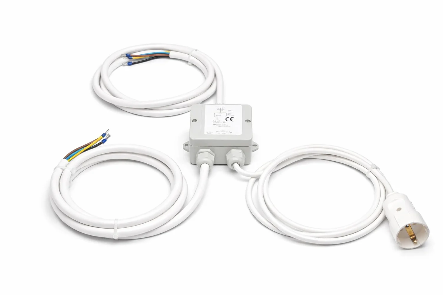 10 x Power Splitter 2m Herdverteiler Stromverteiler Küchenverteiler Küchen Anschluss Box Backofen Kochfeld Ceran Induktion Herd