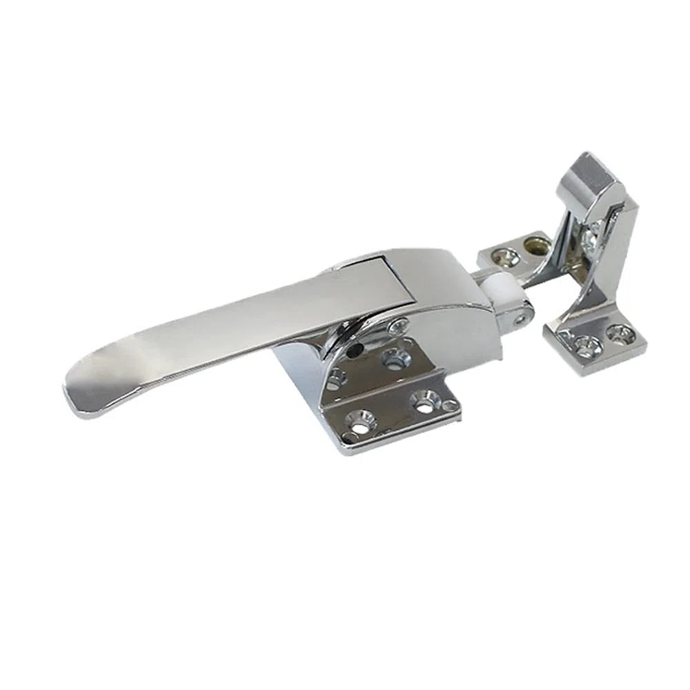 Griff für Backofen, Kühlschrank, Metall, Gefrierschrank, verstellbare Verriegelung, federbelastet, begehbarer Gefrierschrank-Türgriff, Gefrierschränke, Kühlschränke, Ziehgriff (A)
