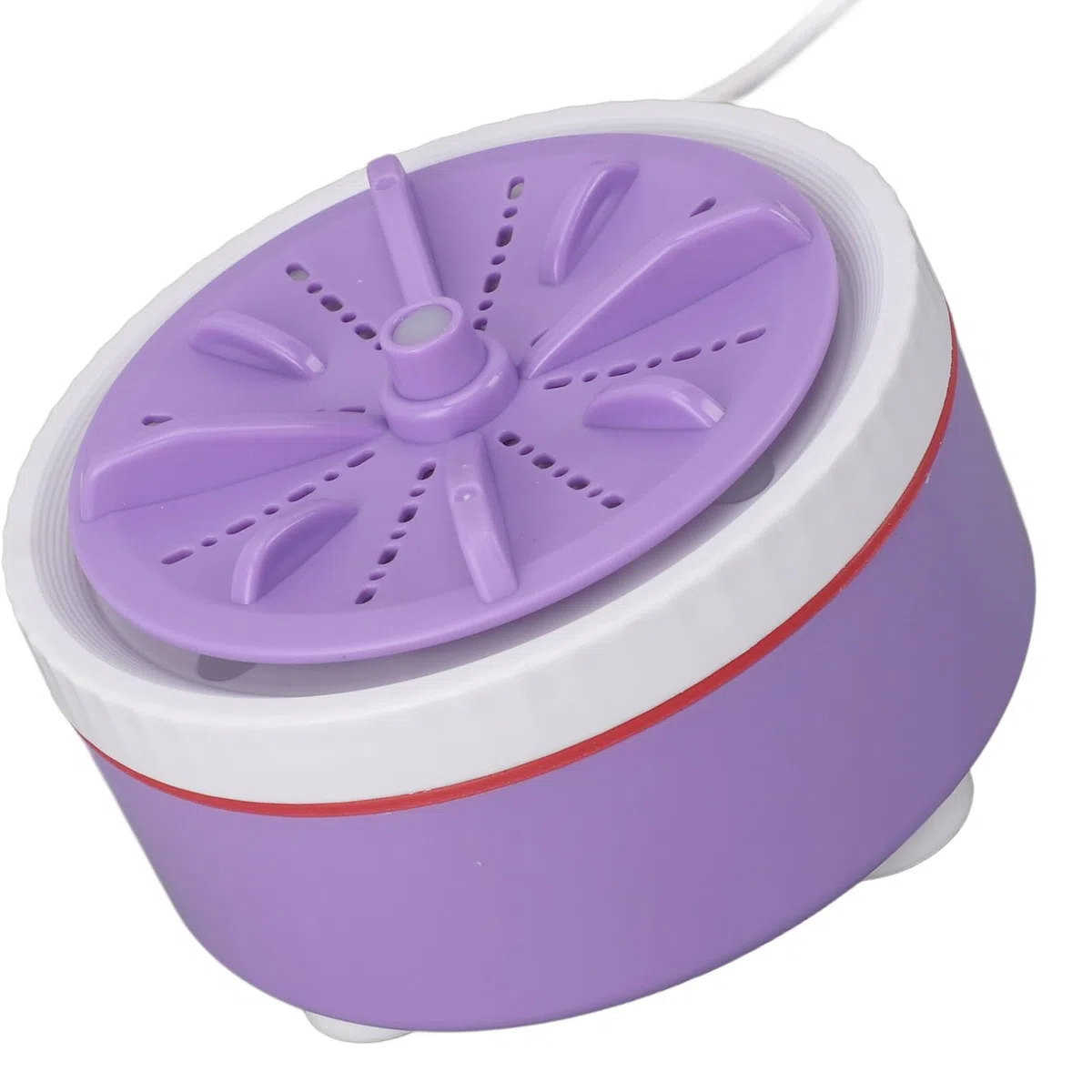 Mini-Waschmaschine, Tragbare Waschmaschinen mit USB für Reisen, Business, Camping, College, Ultraschallreinigung, Socken, Unterwäsche, Handtücher, Babykleidung, Obst, Geschirr, (PURPLE)