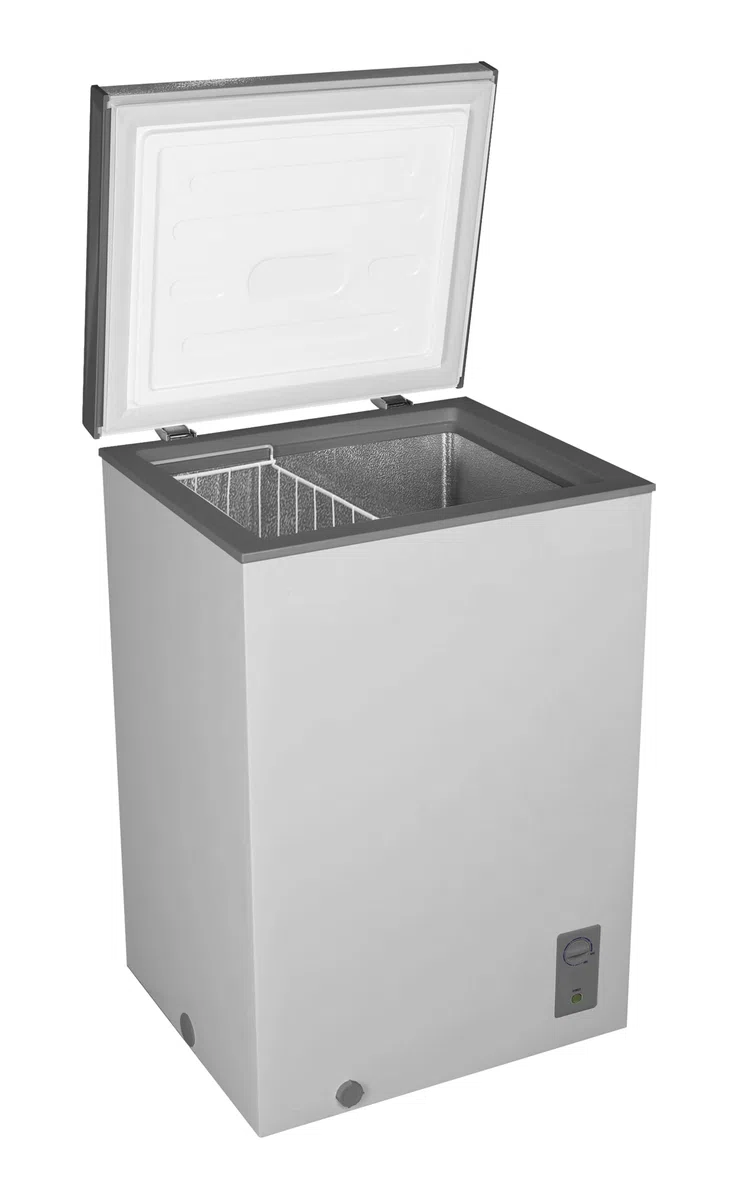 YUNA FROSTER 100 D silber 99 Liter Gefriertruhe Truhe Gefrierfach Gefrierschrank Schrank