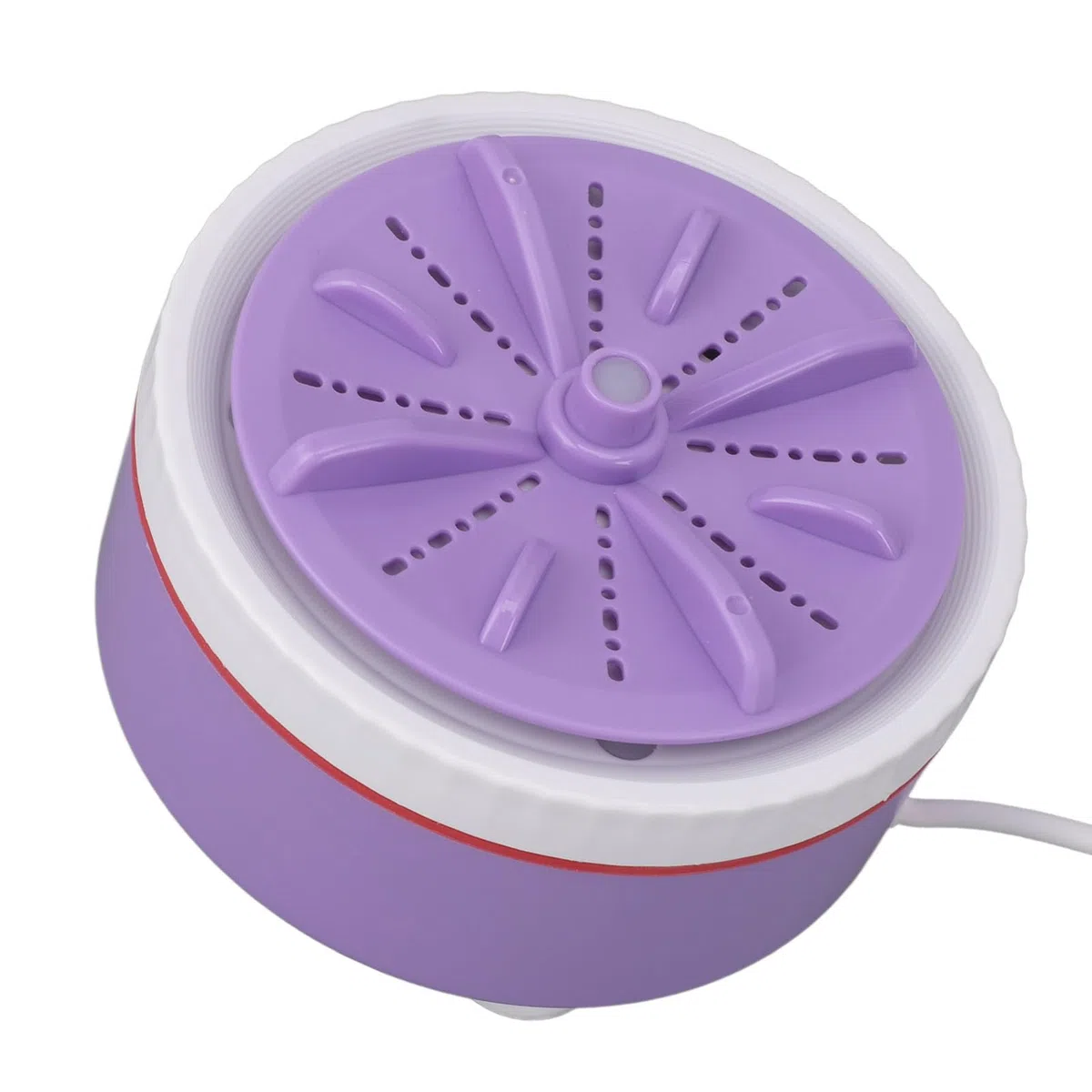 Mini-Waschmaschine, Tragbare Waschmaschinen mit USB für Reisen, Business, Camping, College, Ultraschallreinigung, Socken, Unterwäsche, Handtücher, Babykleidung, Obst, Geschirr, (PURPLE)