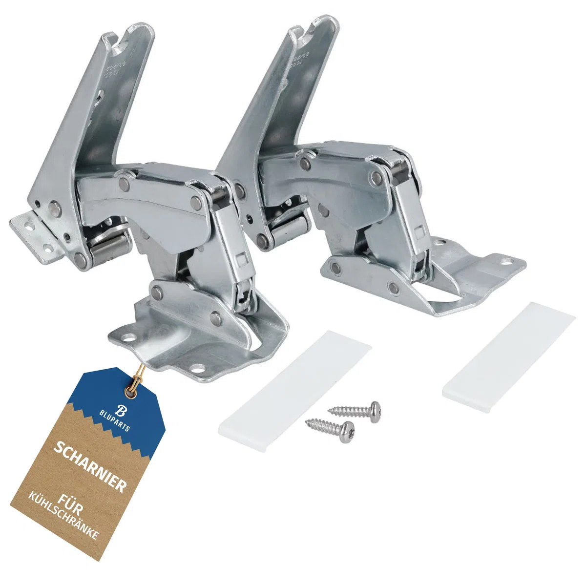 Kühlschrank Scharnier Türscharnier passend für Bosch/Siemens 00481147/481147- Flachscharnier Schleppscharnier kompatibel mit Neff, Miele, Constructa, AEG
