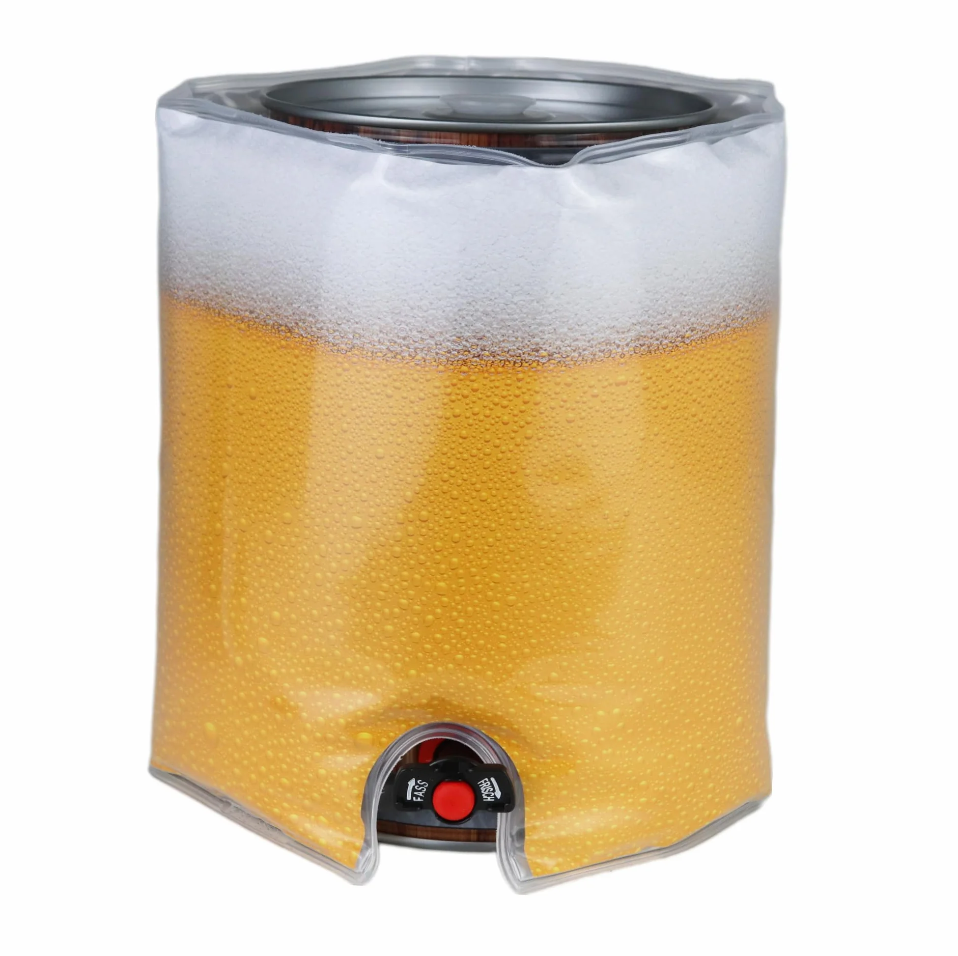 Kühlmanschette Premium für 5l Fass | ideal für Geburtstage | langanhaltende Kühlung durch spezielles Kühlgel | Made in Deutschland