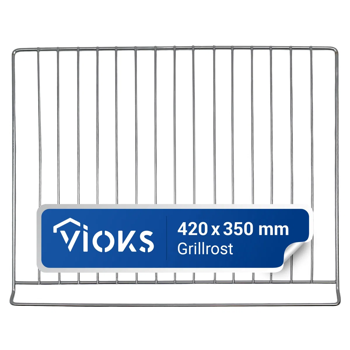 VIOKS Grillrost Backofen Ersatz für AEG Elеctrolux Juno Zanussi 3546220033 | Backofenrost Gitter Ofenrost Grillgitter Backrost Bratrost Ofengitter Gitterrost, ersetzt 354622003/3, 420x350mm, für Herd