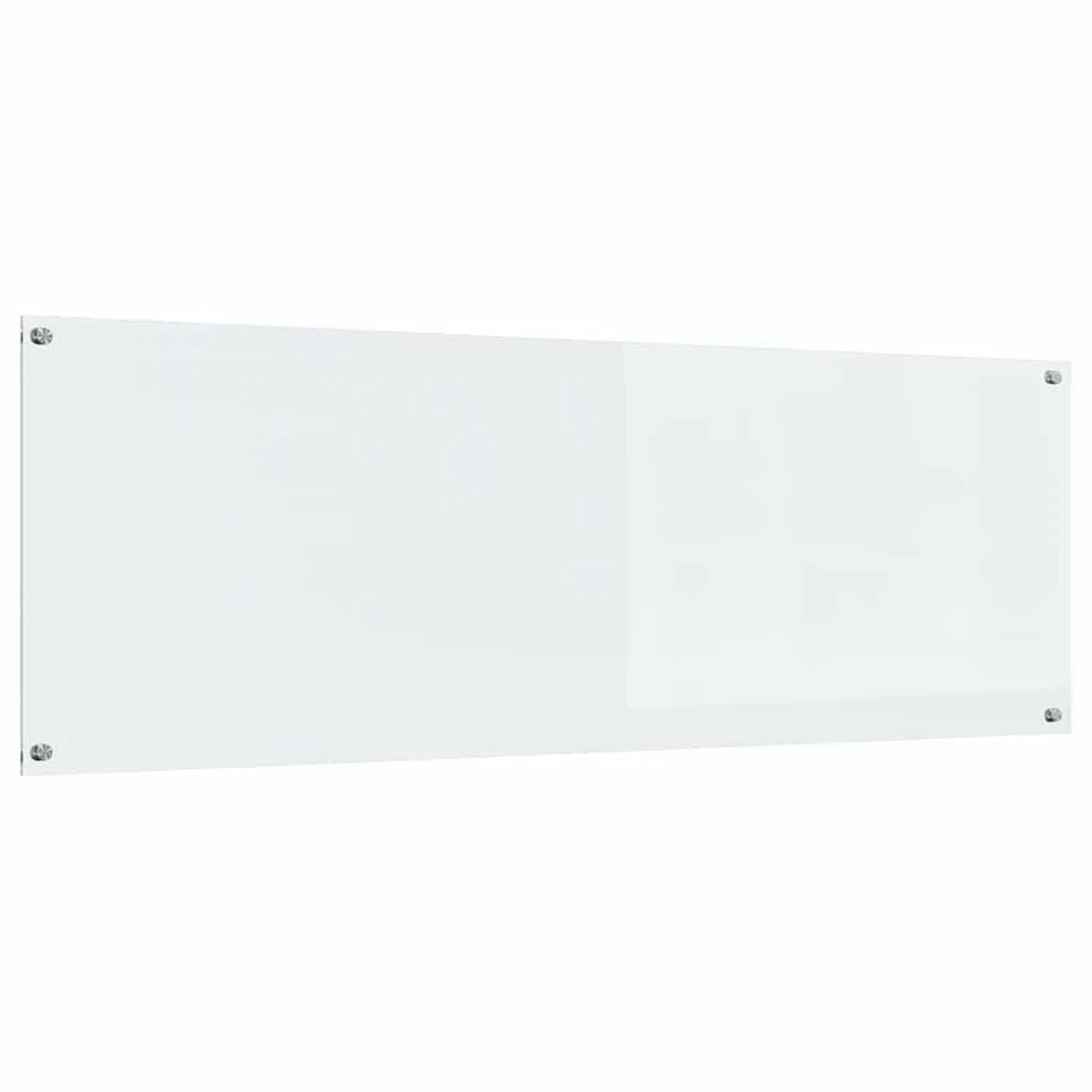 vidaXL Küchenrückwand Transparent 120 x 40 cm Gehärtetes Glas, Moderne, robuste Glasrückwand für die Küche, hitzebeständig, stylisches Design, Easy Montage