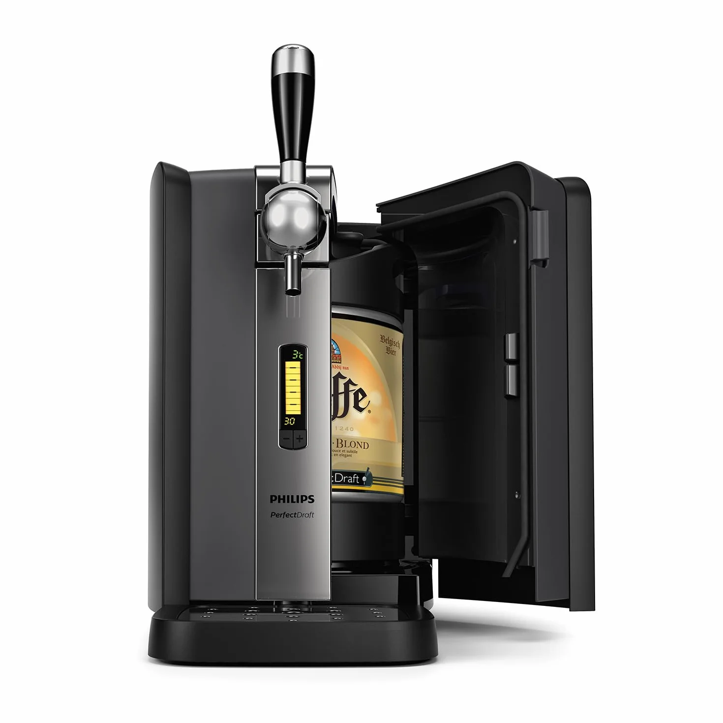Philips PerfectDraft - Bierzapfanlage für zu Hause, Zapfanlage für Hausbars, Silber/Schwarz (HD3720/25)