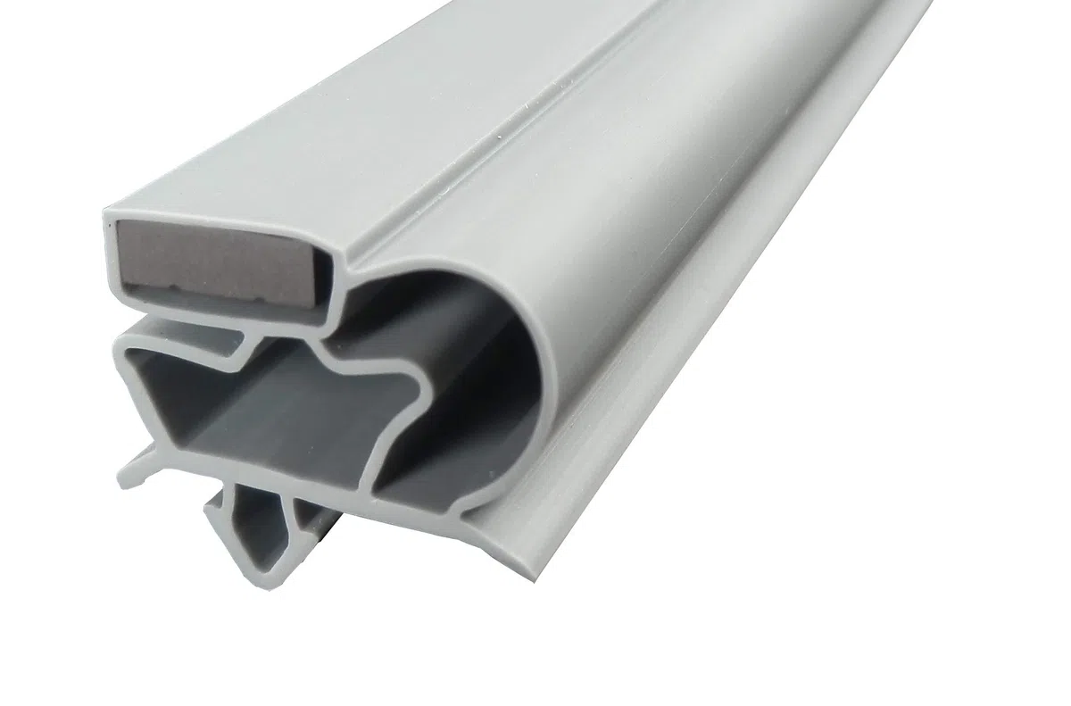 Magnetdichtung Profil groß C, 2500mm, Grau (Kühlschrankdichtung) | inkl. Magnetband