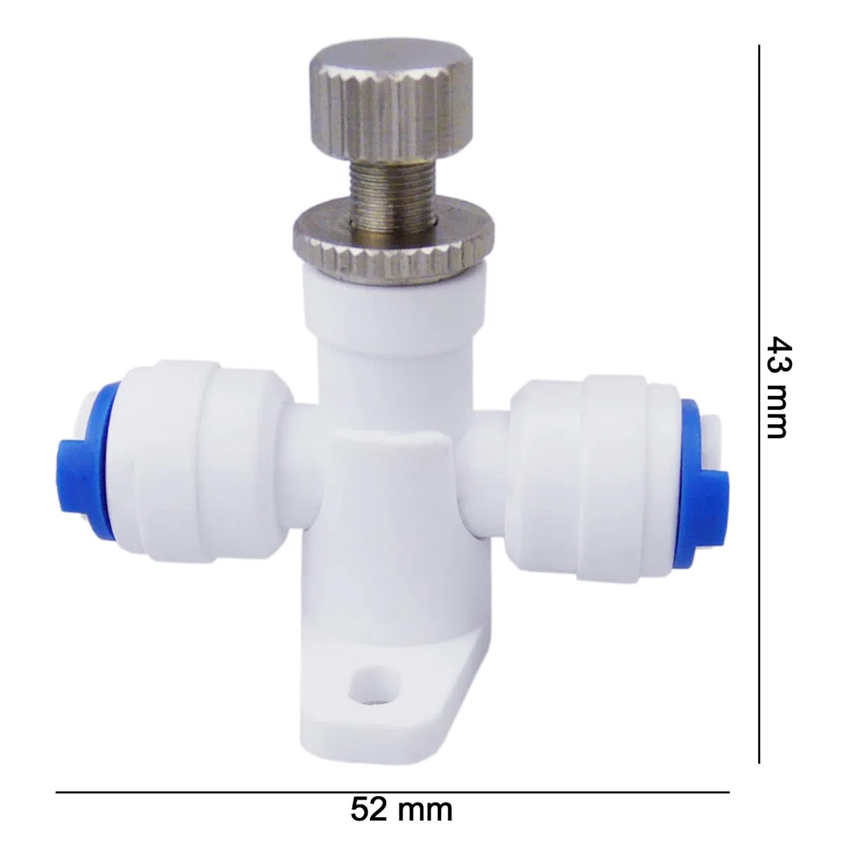 smardy ZO014 Anschluss-Set 10m Wasserschlauch 1/4 Zoll – Universal-Wasserzulauf für Side-by-Side-Kühlschrank & Osmoseanlage – mit Absperrhahn, Rückschlagventil & Durchflussbegrenzer – ohne Werkzeug
