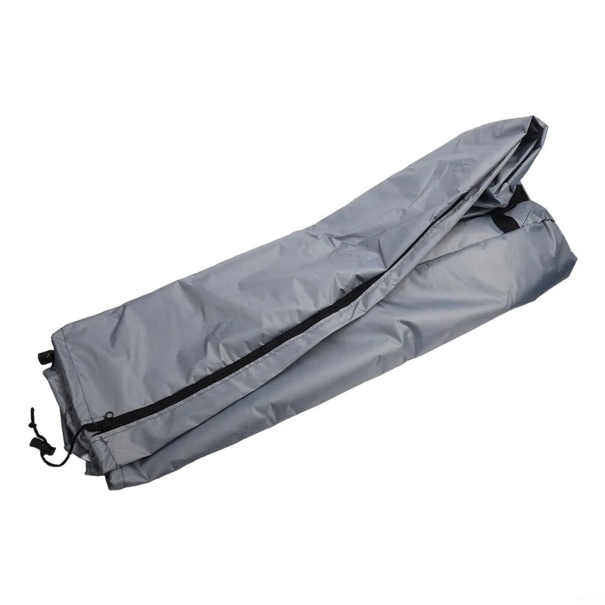 RichVibe Strapazierfähige Outdoor-Kühlschrankabdeckung aus 210D-Oxford-Gewebe mit wasserdichter Beschichtung, elastischer Saumkordel und Schnallenriemen für sicheren Sitz, zwei Front-Reißverschlüsse
