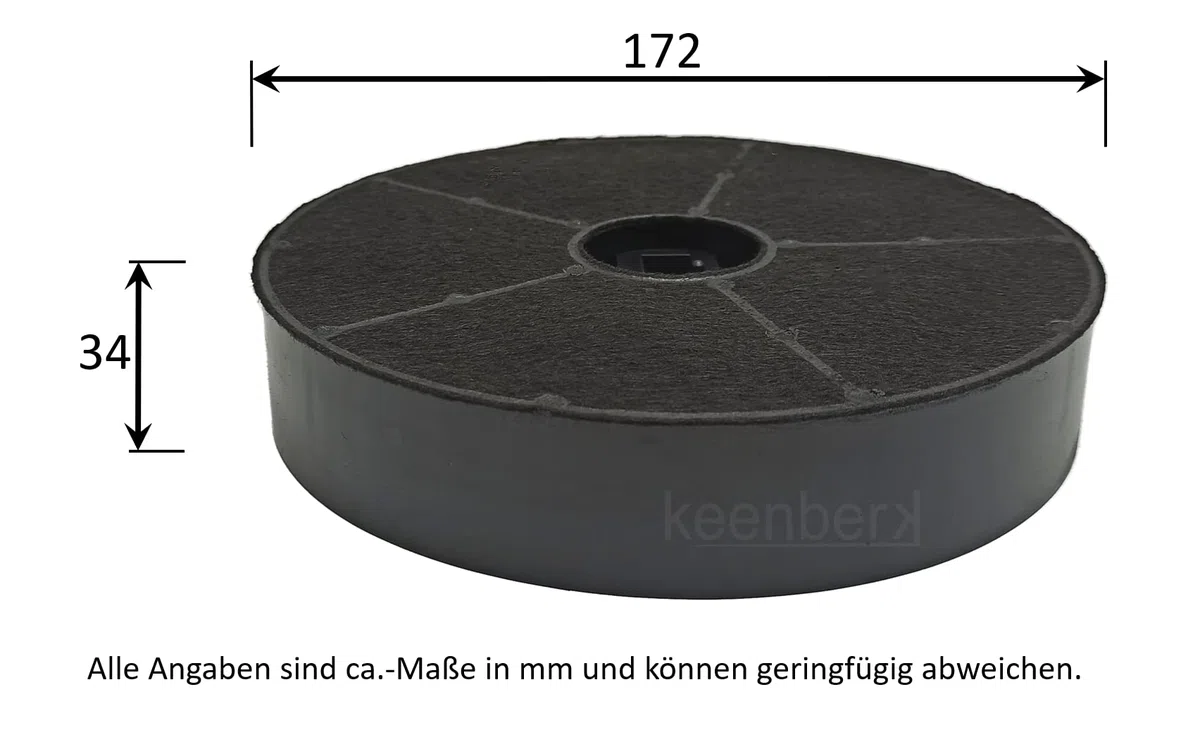 Aktivkohlefilter - passender Geruchsfilter für Oranier-Dunstabzugshauben KSC 700