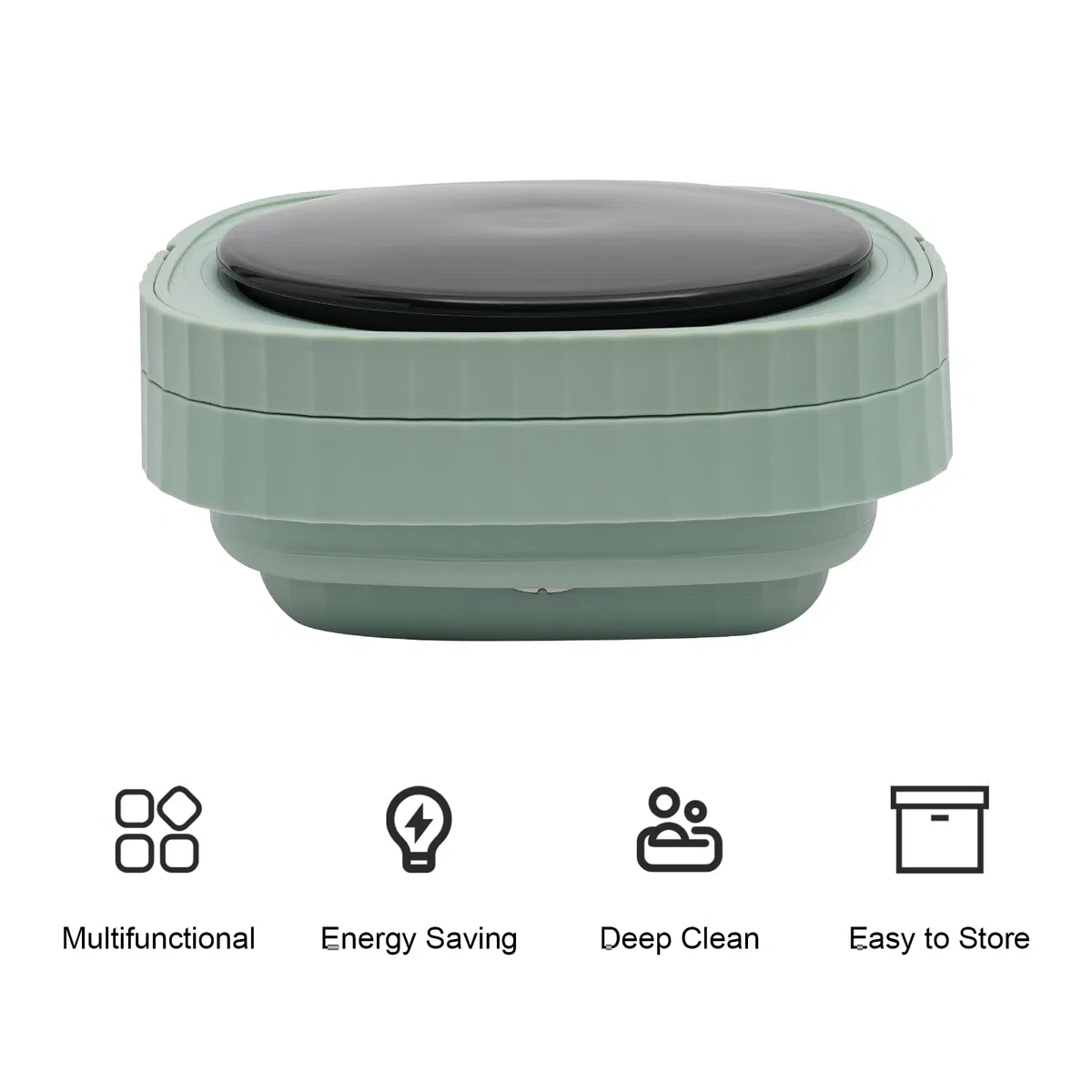 Tragbare 6.5 Liter Faltbare Mini Waschmaschine Waschautomat Reisewaschmaschine Miniwaschmaschine Camping Mobile Small Washing Machine Spezialwaschmaschine Für Intimbekleidung 3 Reinigungsmodi