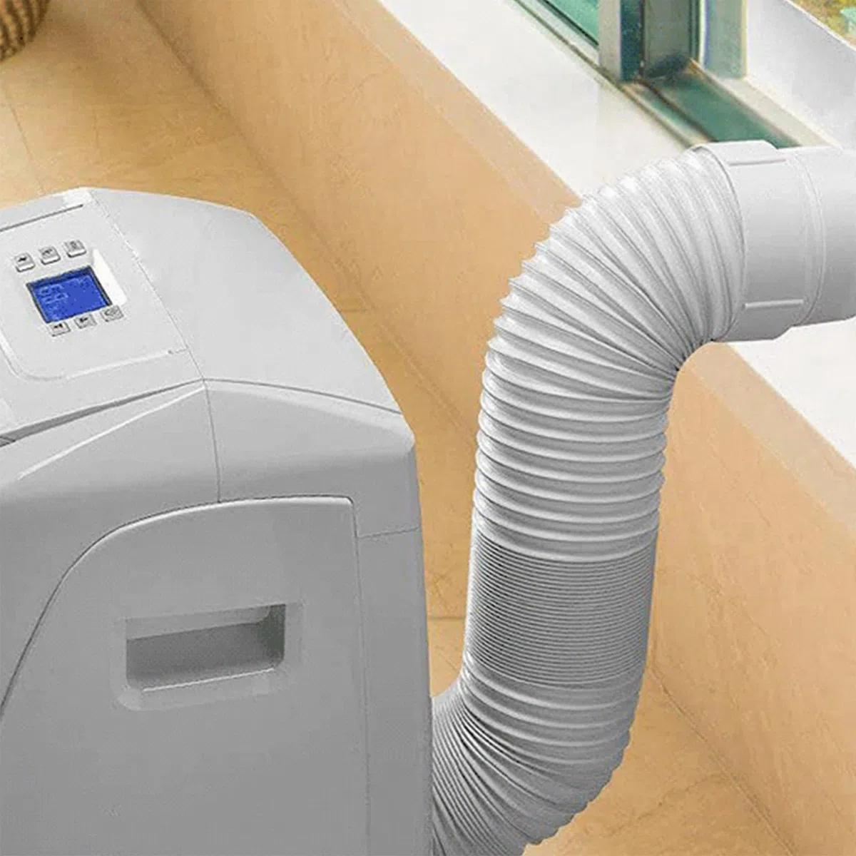Abluftschlauch Tragbares Entlüftungsset Für Klimaanlagen Zur Wandmontage, Klimaanlagen Abluftschlauch Adapter,Klimaanlagen Abgasschlauchkupplung 4 Zoll Anschlussset Für Die Entlüftungswandmontage