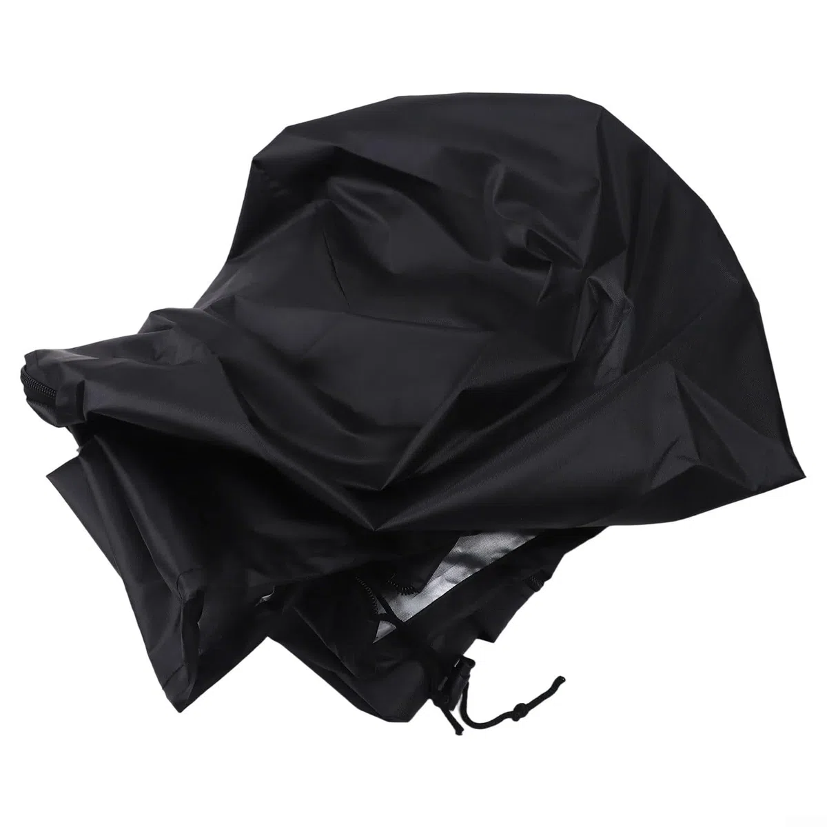 RichVibe Strapazierfähige Outdoor-Kühlschrankabdeckung aus 210D-Oxford-Gewebe mit wasserdichter Beschichtung, elastischer Saumkordel und Schnallenriemen für sicheren Sitz, zwei Front-Reißverschlüsse