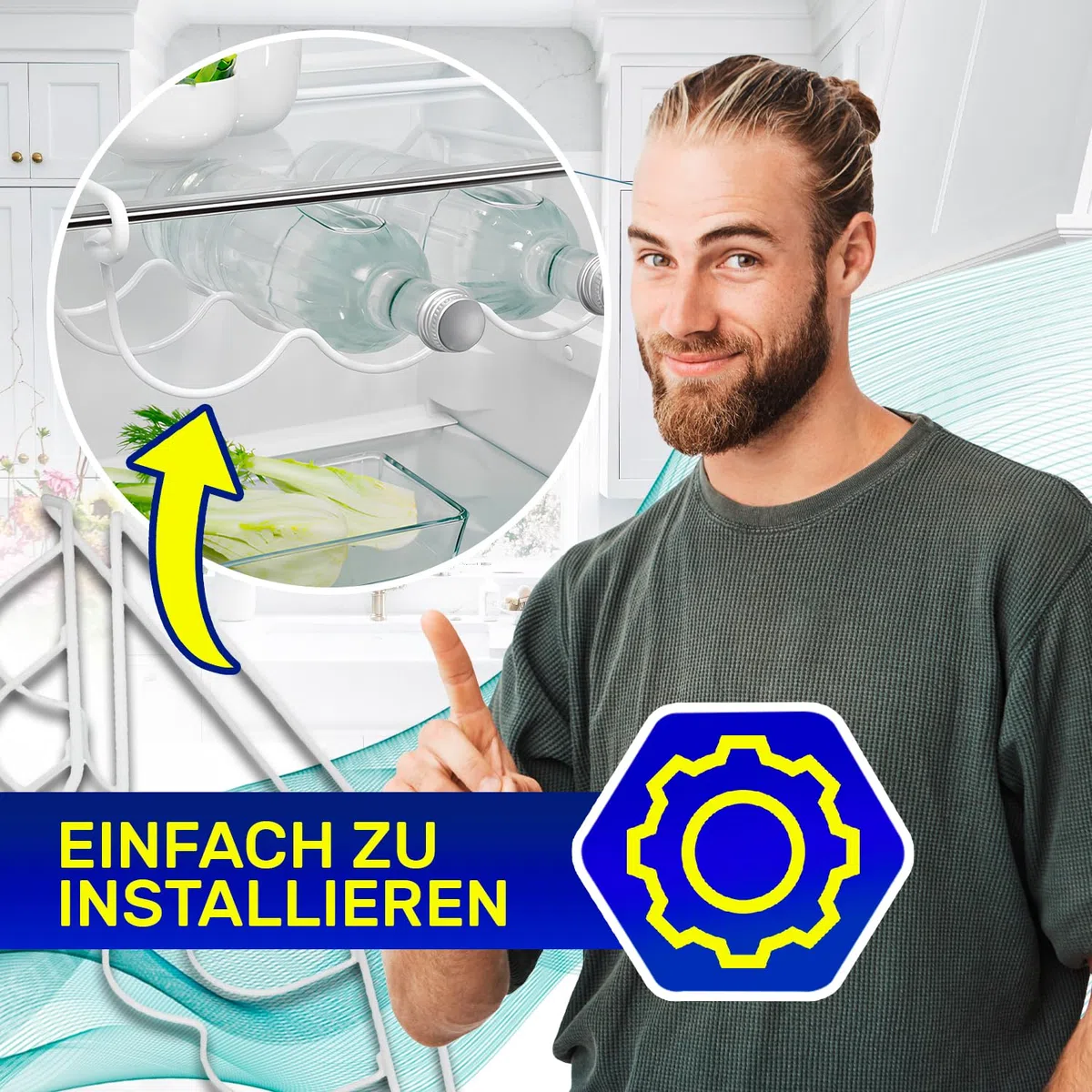 Flaschenhalter Kühlschrank 310x300x130 mm mit dem Originalcode 9029802106 9029792182 - Garantie 10 Jahre - MONTERAL