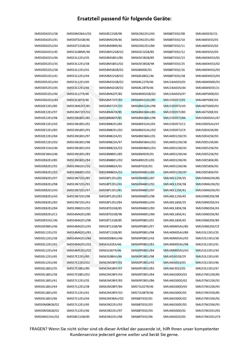 DL-pro Heizpumpe Umwälzpumpe für Bosch Siemens Neff 12019637 Heizung Pumpe für iQ100 iQ300 iQ500 iQ700 SuperSilence Extraklasse Geschirrspüler Spülmaschine Copreci 9001.375.885 Gray