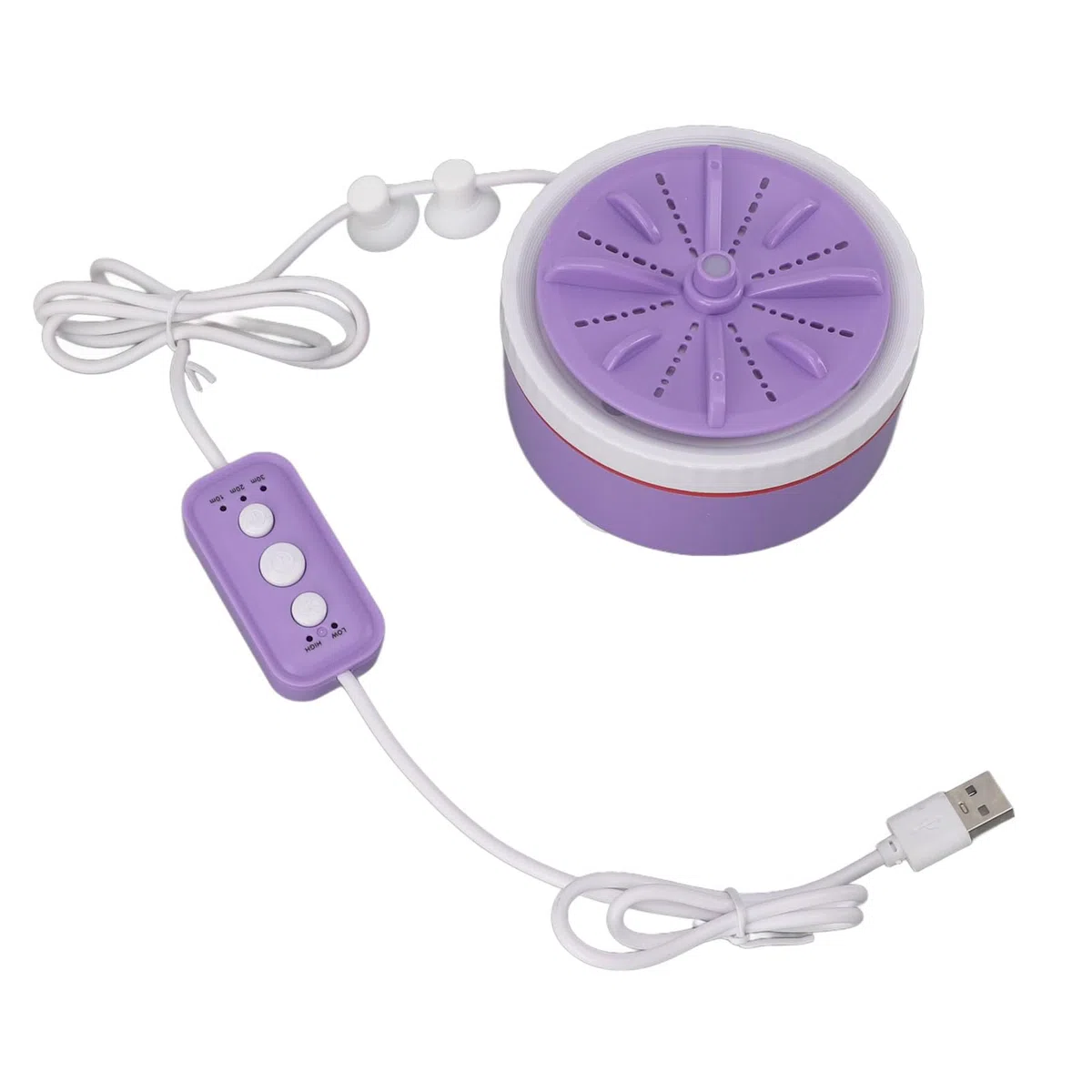 Mini-Waschmaschine, Tragbare Waschmaschinen mit USB für Reisen, Business, Camping, College, Ultraschallreinigung, Socken, Unterwäsche, Handtücher, Babykleidung, Obst, Geschirr, (PURPLE)