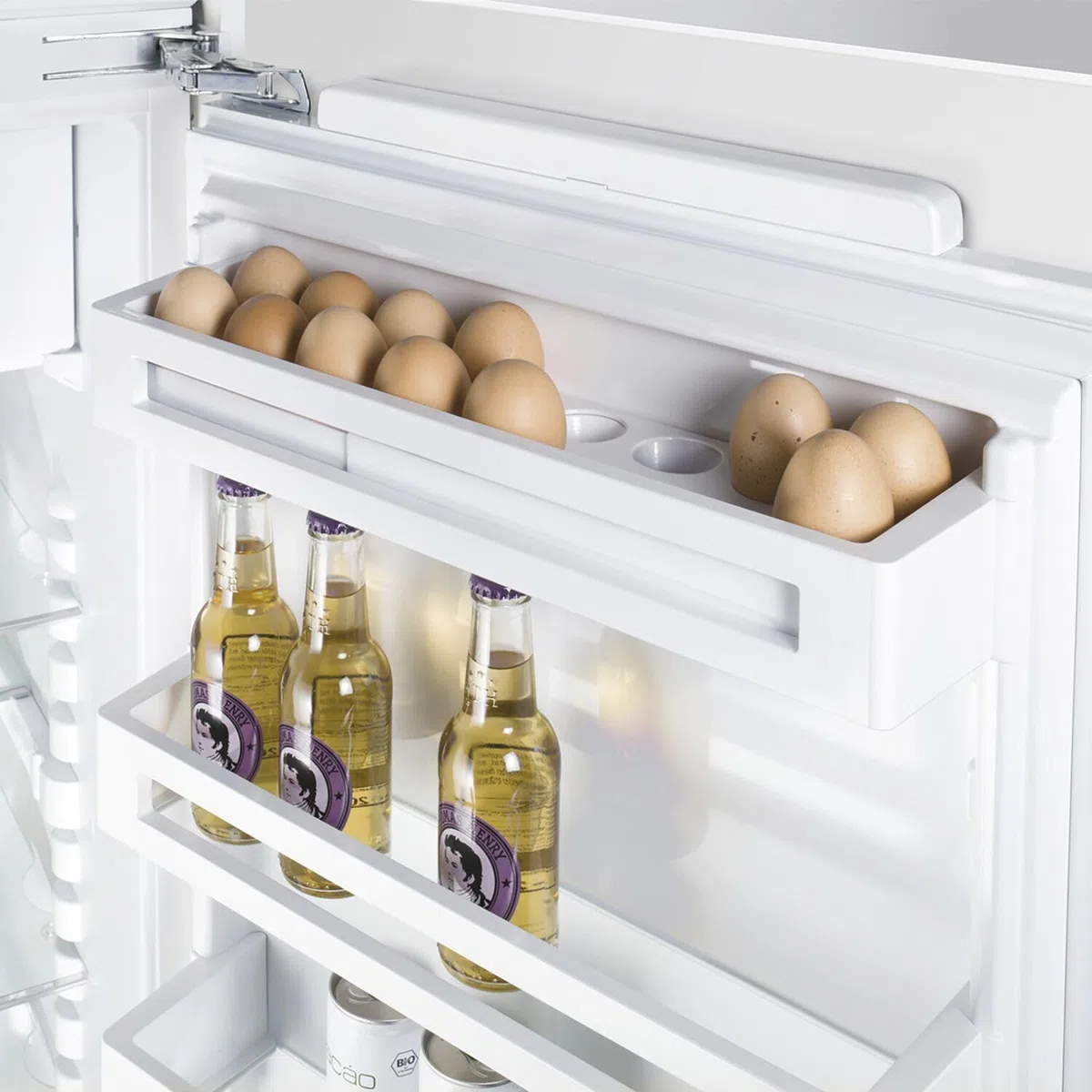 Liebherr Eierhalter für Kühlschrank - verstellbar Eierspänder Kühlschrank 20 Eier groß - 24 Eier klein, Kunststoff