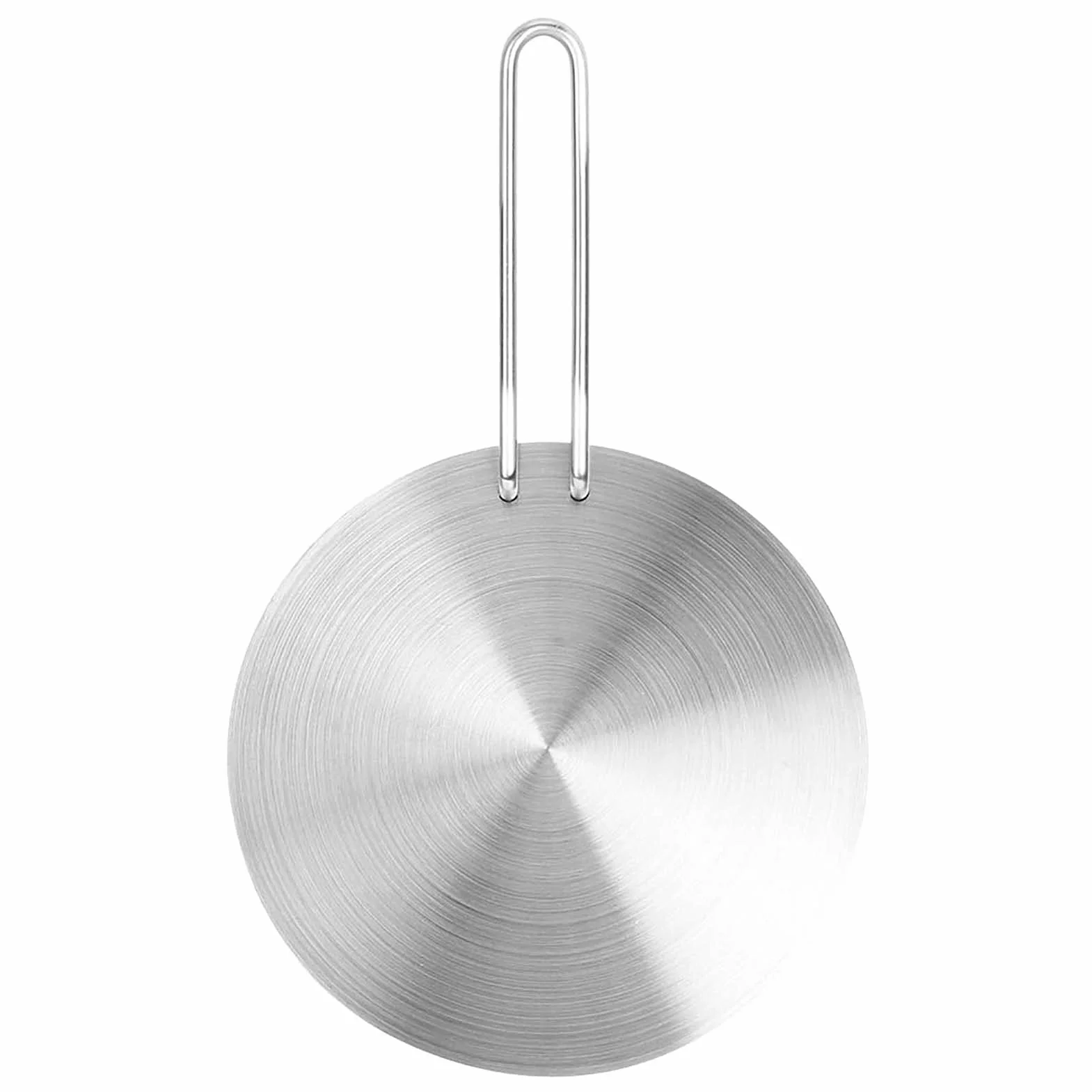 Induktion Adapterplatte, Heat Diffuser Induktion Adapter nduktionsherd Hitzeverteiler Ringplatte mit teilbarem Griff für Induktions Kochfelder Wandler Gas Elektroherdplatte(22cm)