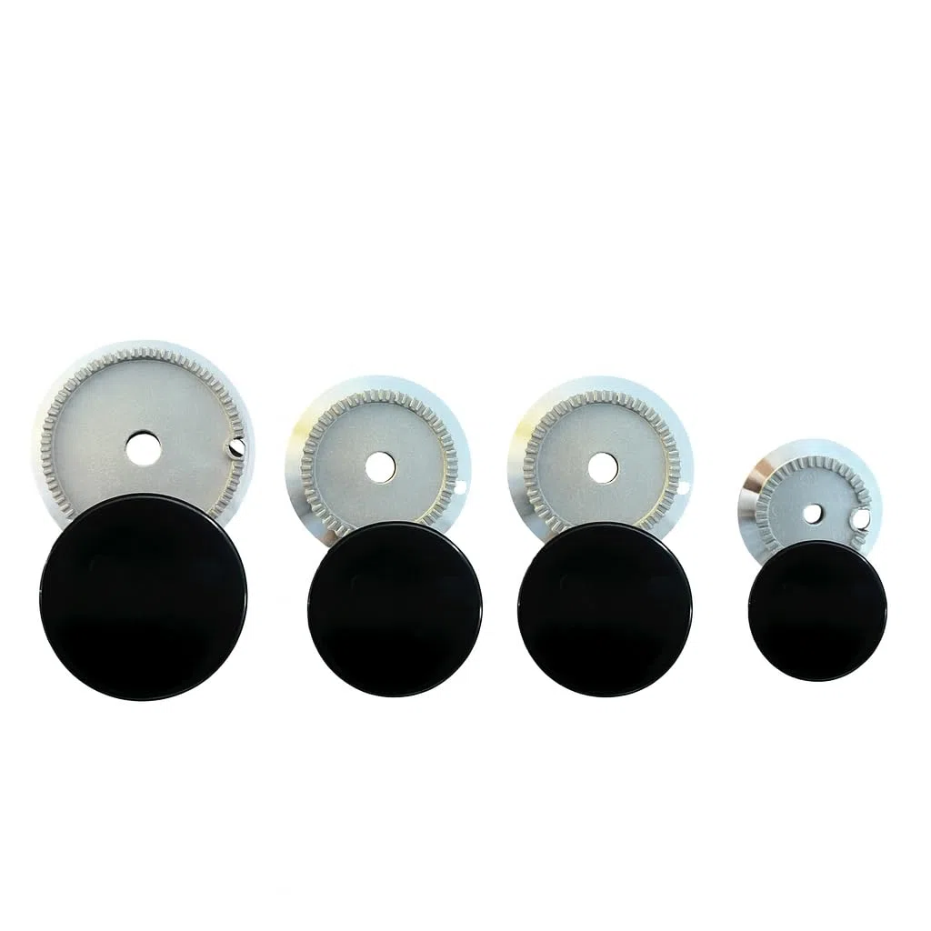 Ersatz-Set für Gasherd – Set mit 4 Brenner und 4 anpassbaren Platten Rex Electrolux kompatibel Code 3540006081 – Hohe Qualität und einfache Installation