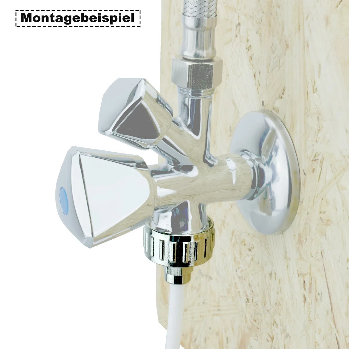Wasserzulaufleitung universal Anschluss-Set für Kühlschrank Side by Side und Wasserfilter mit 6,35mm(1/4 Zoll) Schlauch