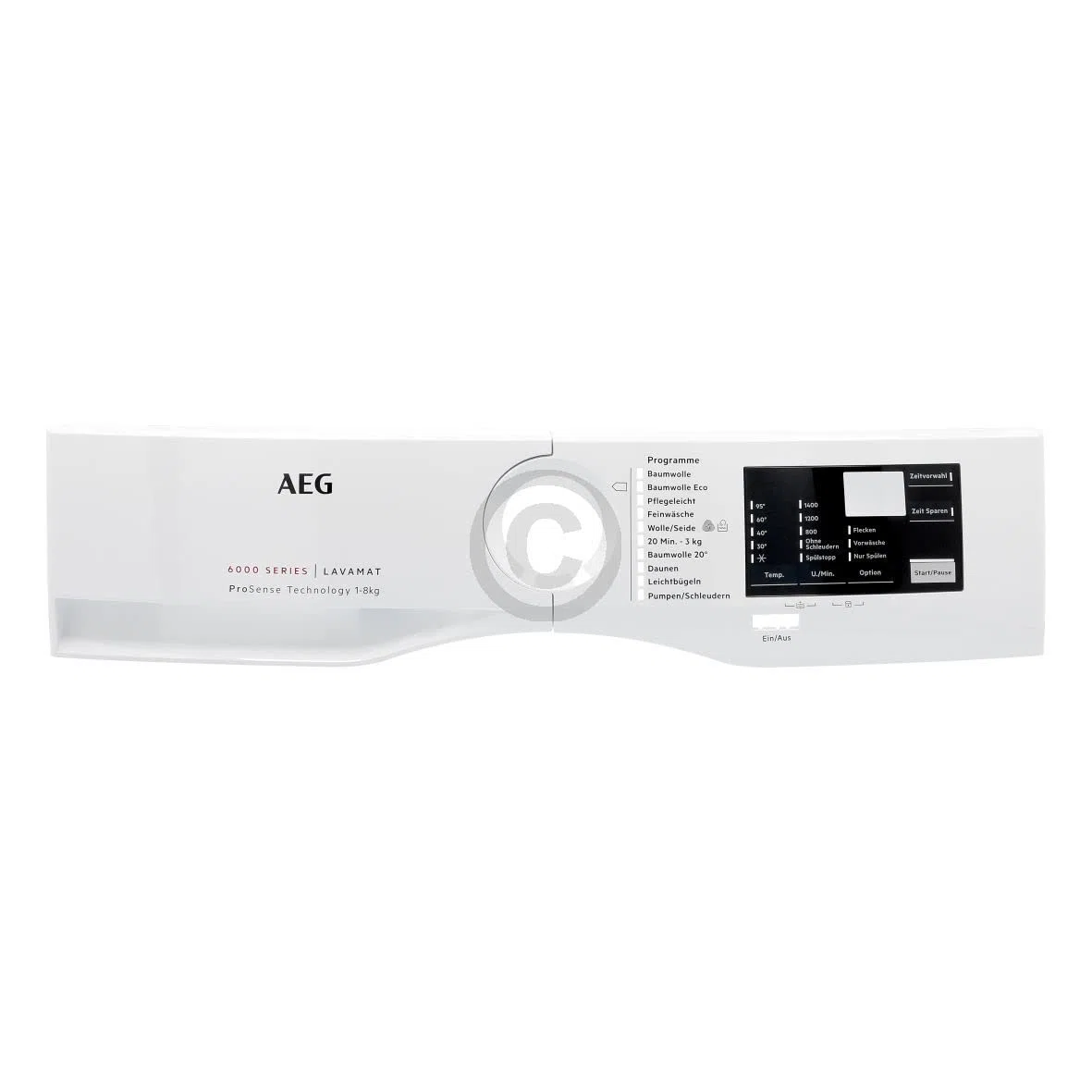 eVendix Bedienblende kompatibel mit AEG 14006639102/4 für Waschmaschine