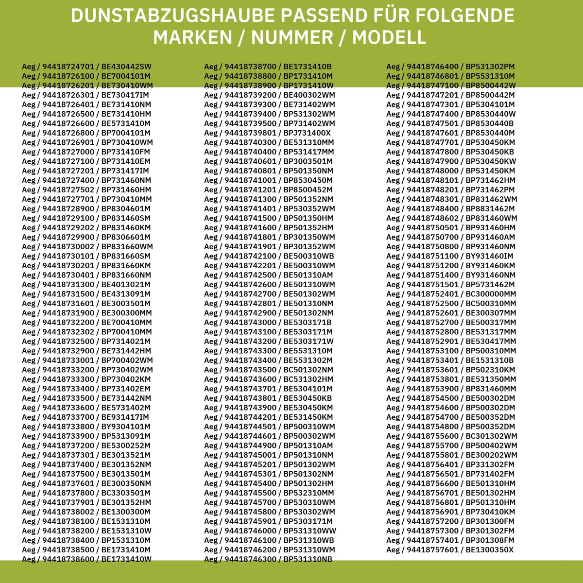 Lampenabdeckung kompatibel mit AEG 808769001/5 oben Glaskalotte für Backofen Herd