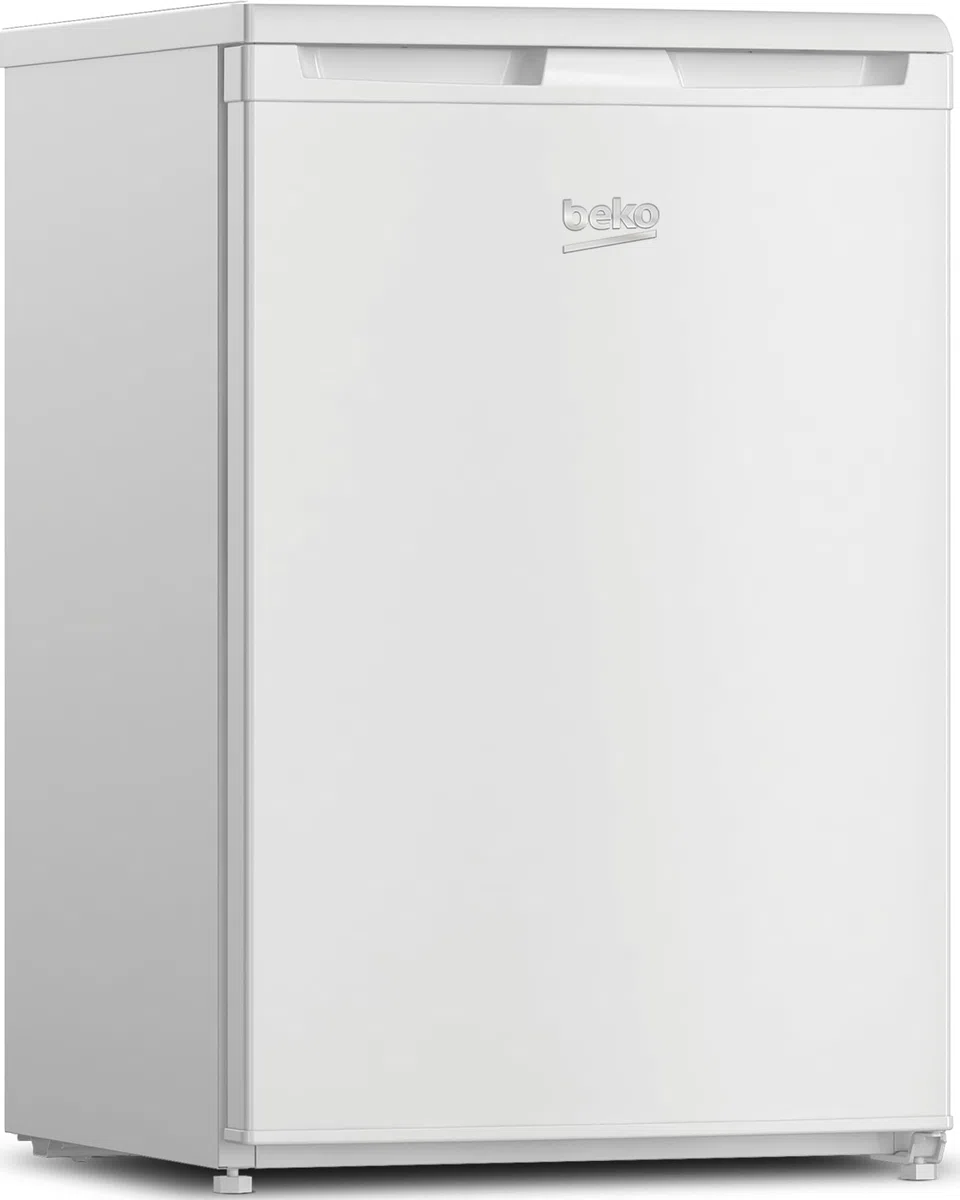 Beko TSE1286N Tisch-Kühlschrank 114 Liter Gesamt-Nutzinhalt, 101 Liter Kühlen, mit 4-Sterne-Gefrierfach, 13 Liter Gefrieren, MinFrost, nur 35 dB(A) Betriebsgeräusch, Weiß