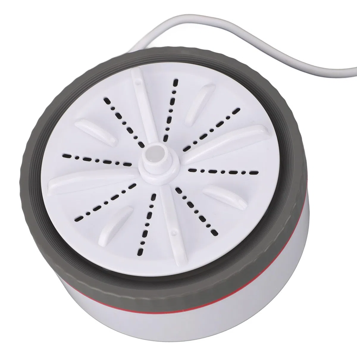 Mini-Turbo-Waschmaschine, Effiziente Tragbare Waschmaschine für Kleine Kleidung, USB-betriebene Mini- für Geschäftsreisen und Reisen (GRAY)
