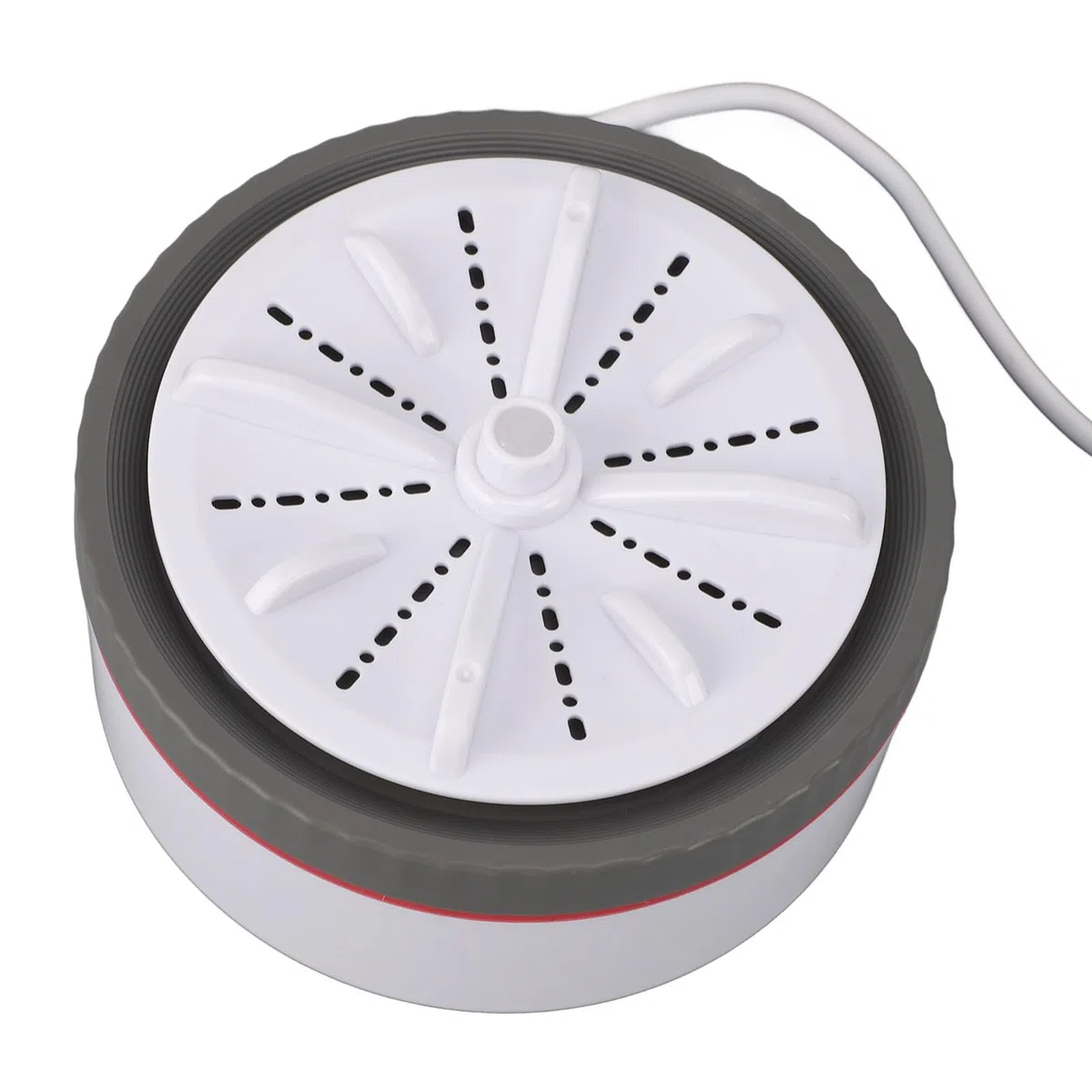 Mini-Turbo-Waschmaschine, Effiziente Tragbare Waschmaschine für Kleine Kleidung, USB-betriebene Mini- für Geschäftsreisen und Reisen (GRAY)