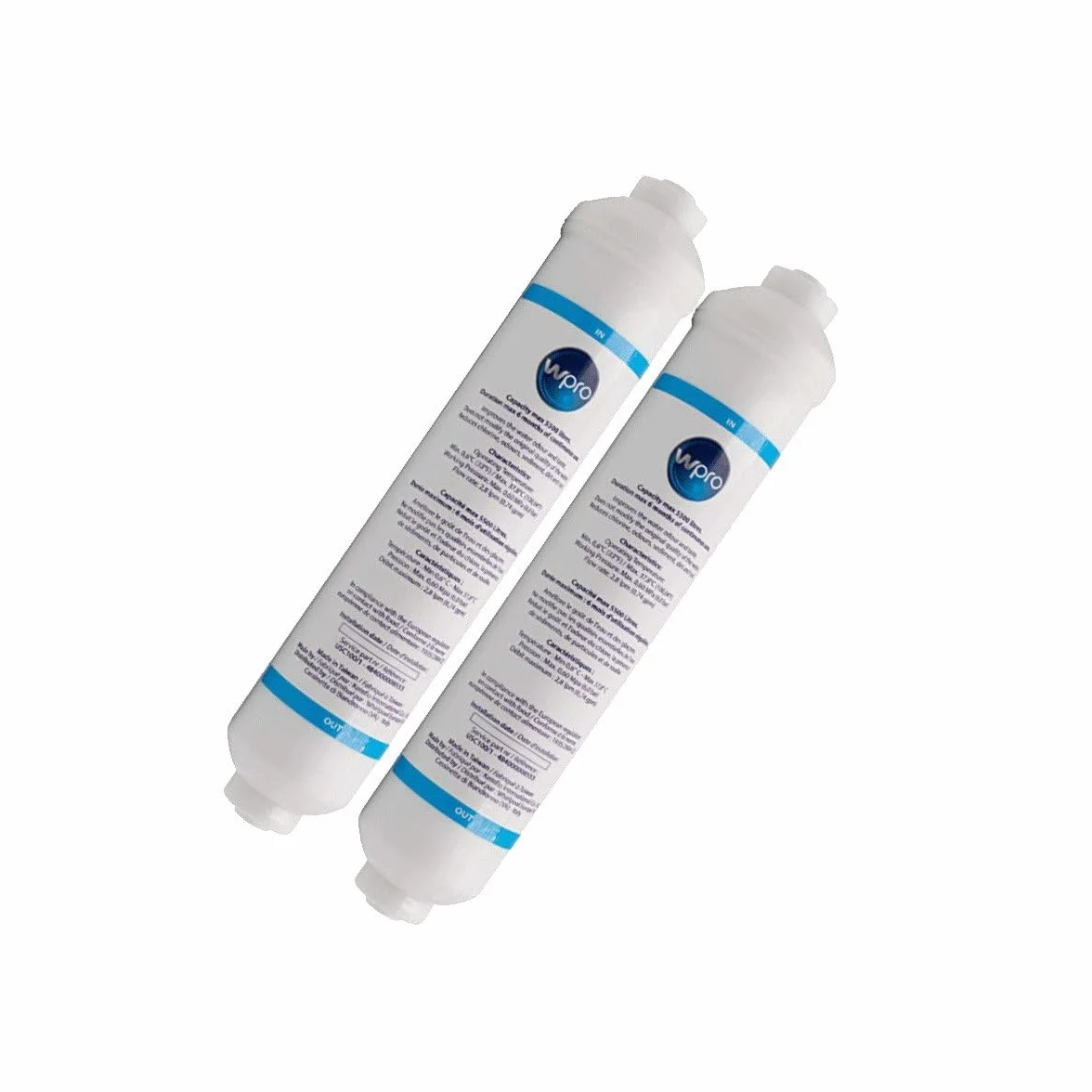 2 x Universalfilter USC100 Wpro für US-Kühlschrank: Samsung, LG, Whirlpool, Daewoo, Haier