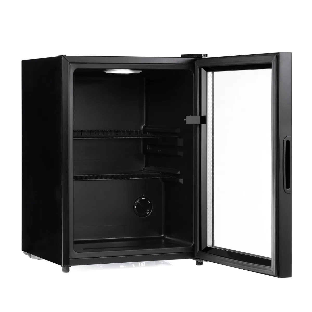 Subcold Cave60 Getränkekühlschrank 54L für 50 Dosen | Bierkühlschrank mit Glastür und LED-Beleuchtung | Mini Kühlschrank für Hausbar, Büro & Minibar