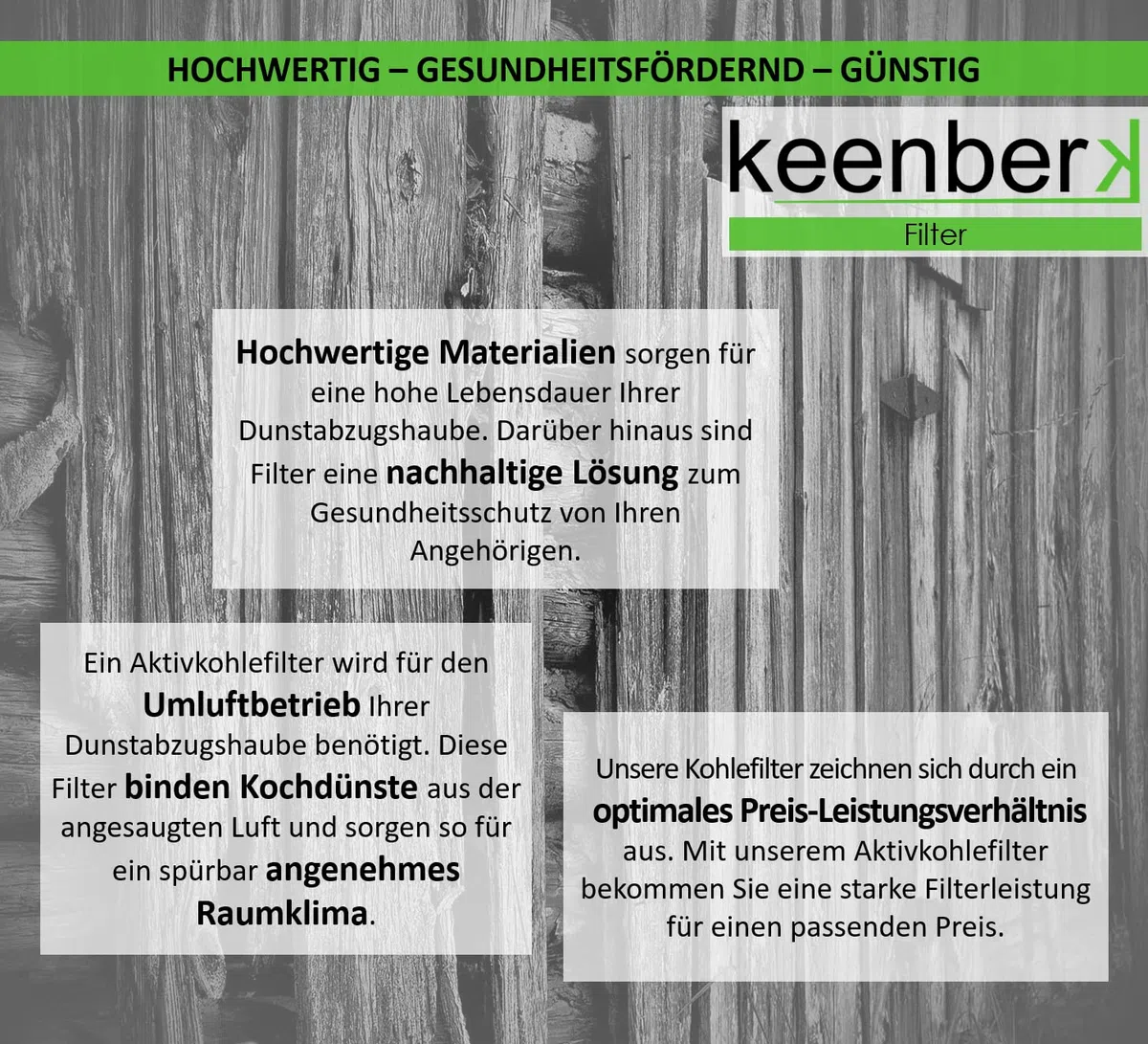 Aktivkohlefilter - passender Geruchsfilter für Oranier-Dunstabzugshauben KSC 700