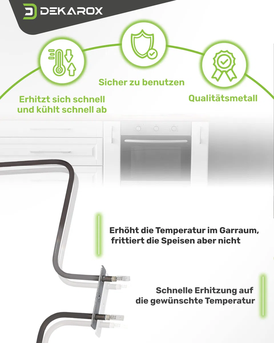 Unterhitze Heizelement 230V 1150W für Bauknecht Whirlpool Ignis 481010375734 IRCA 7005R616 für Backofen Herd