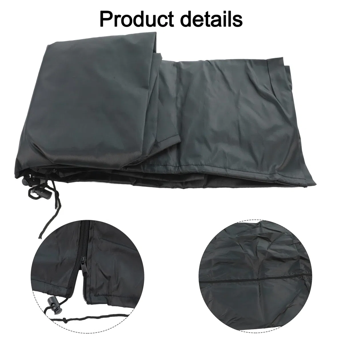 Kühlschrank-Abdeckung, wasserdicht und staubdicht, mit Reißverschluss, Outdoor-Kühlschrankabdeckungen, 210D, robuster Schutz (60 x 85 x 185 cm)