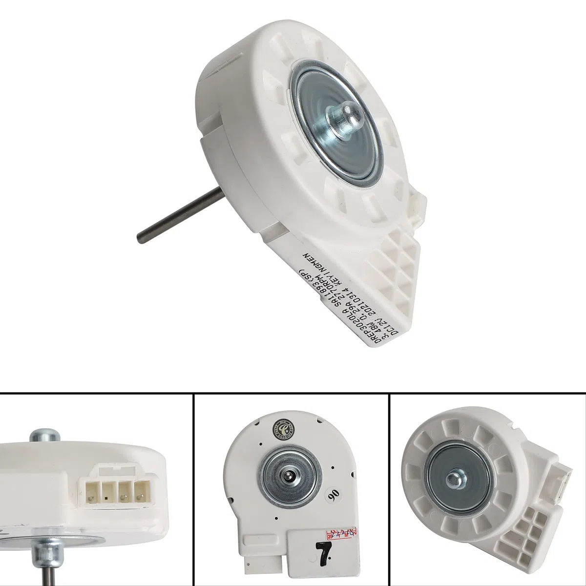 Bruce & Shark Lüftermotor kühlschrank lüfter kühlschrank-fan-motor Verdampferlüfter Motor verdampferlüftermotor lüftermotor DC12V Kühlschrank Gefrierschrank Motor passend für Samsung DREP3020LA