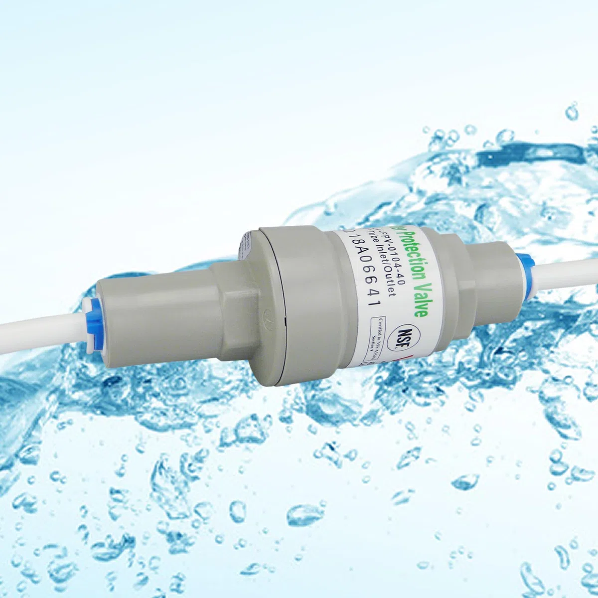 smardy Druckregler 2,75 bar für 1/4"-Wasserschlauch (6,35 mm) – Druckminderer mit Quick-Fitting für Osmoseanlage, Side-by-Side-Kühlschrank, Wasserspender & Wasserfilter – schützt vor Leitungsbruch