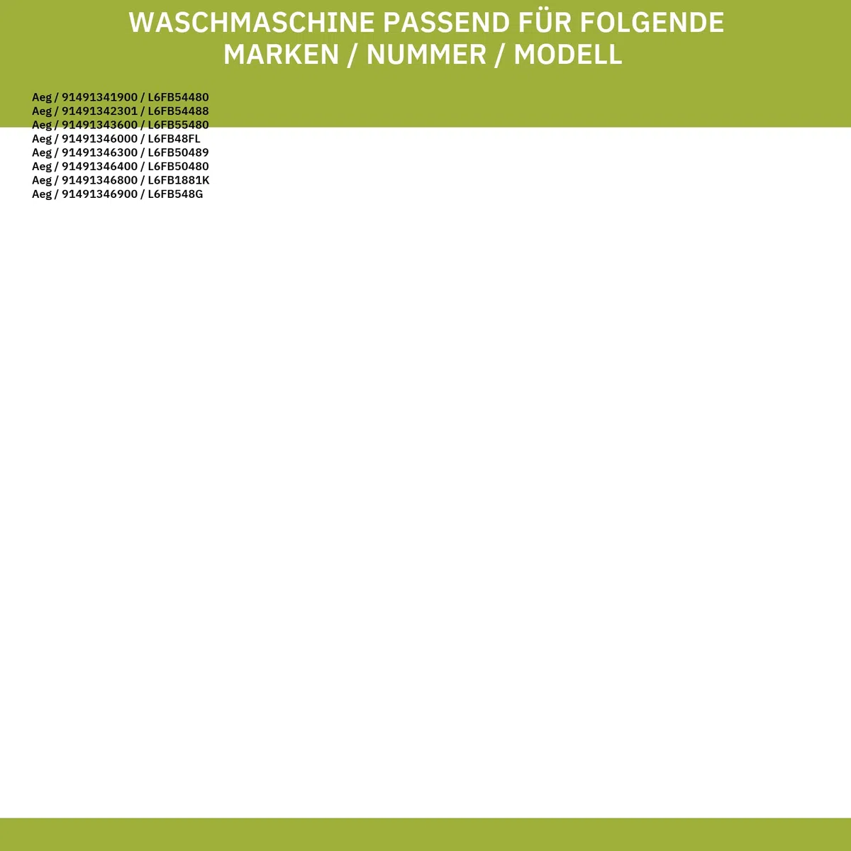 eVendix Bedienblende kompatibel mit AEG 14006639102/4 für Waschmaschine